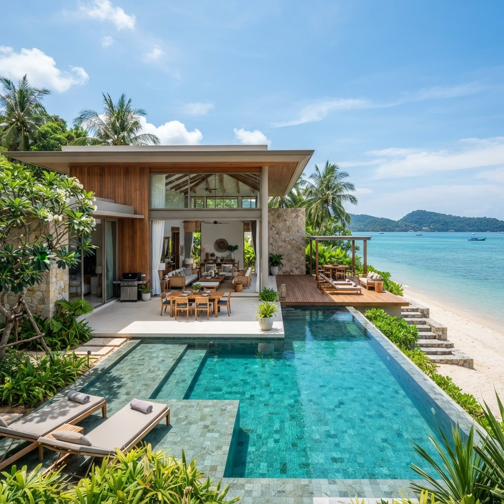Palm Shore Pavilion in Layan Beach, Phuket